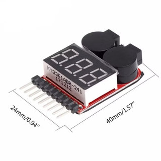 Mạch test pin kiểm tra đo pin LiPo (không màng bọc)