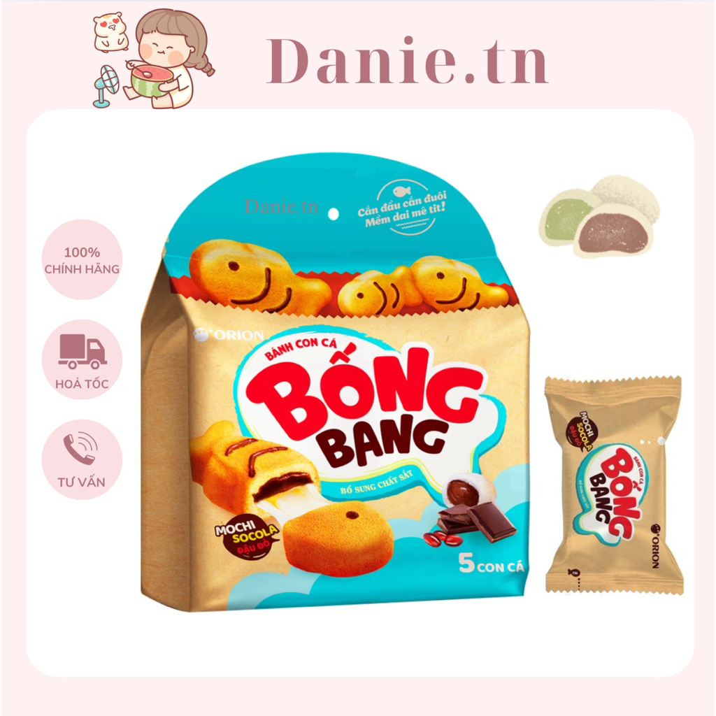 Bánh Cá Orion Mochi Socola 145gr