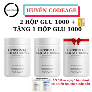 Combo Liposomal Glutathione 1000mg Codeage 60 viên - Huyền Codeage 