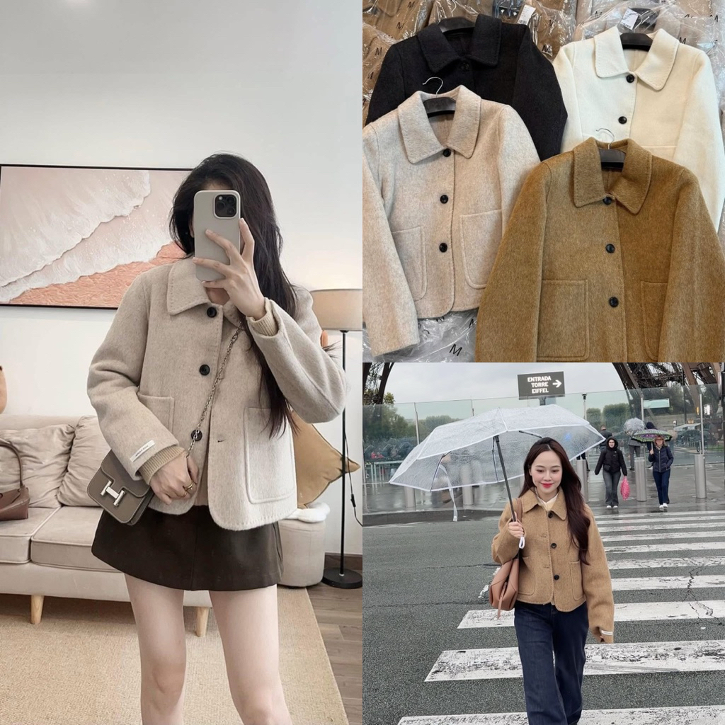 Áo Dạ Ép Lông Cừu TW2 Hàng Cao Cấp (Có Sẵn Ship Hoả Tốc) Áo Dạ Ép Mùa Đông