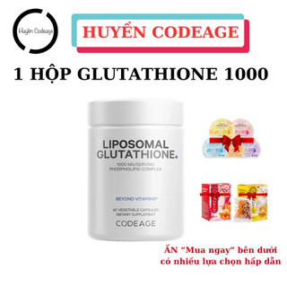  Viên GLU 1000mg Liposomal Glutathione 1000mg Codeage 60 viên - Huyền Codeage 