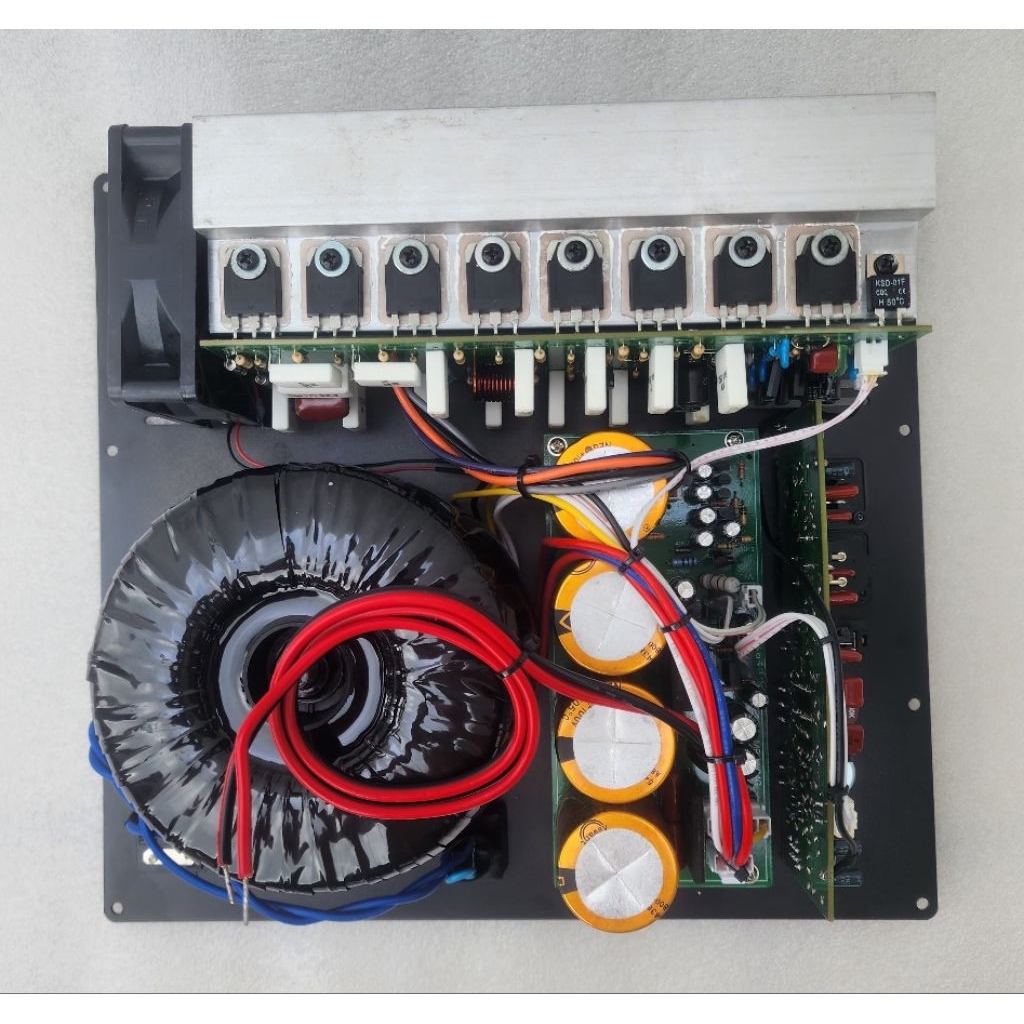 Mạch sub điện 16 sò NJW chơi full được sử dụng cho loa bass 30 40 50