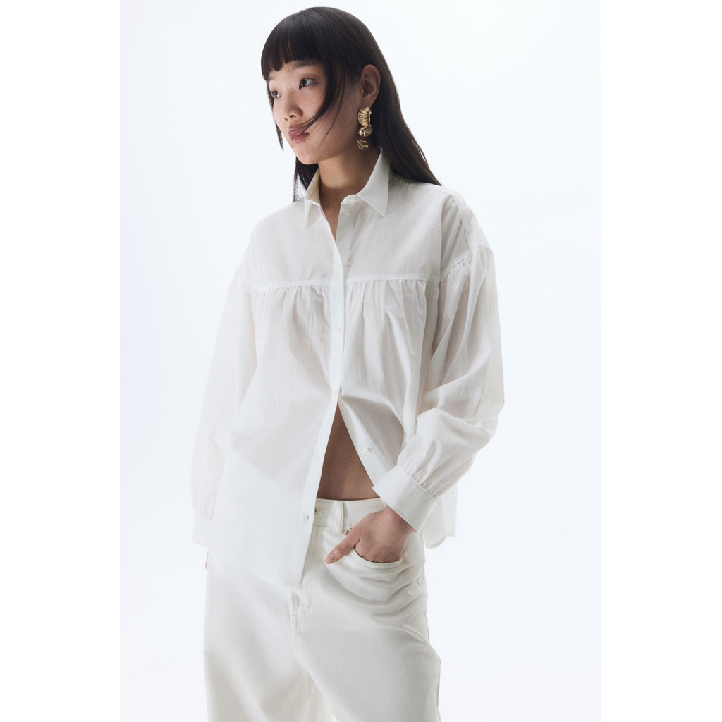Áo sơ mi nữ oversized VNXK Divided (H&M) size S âu