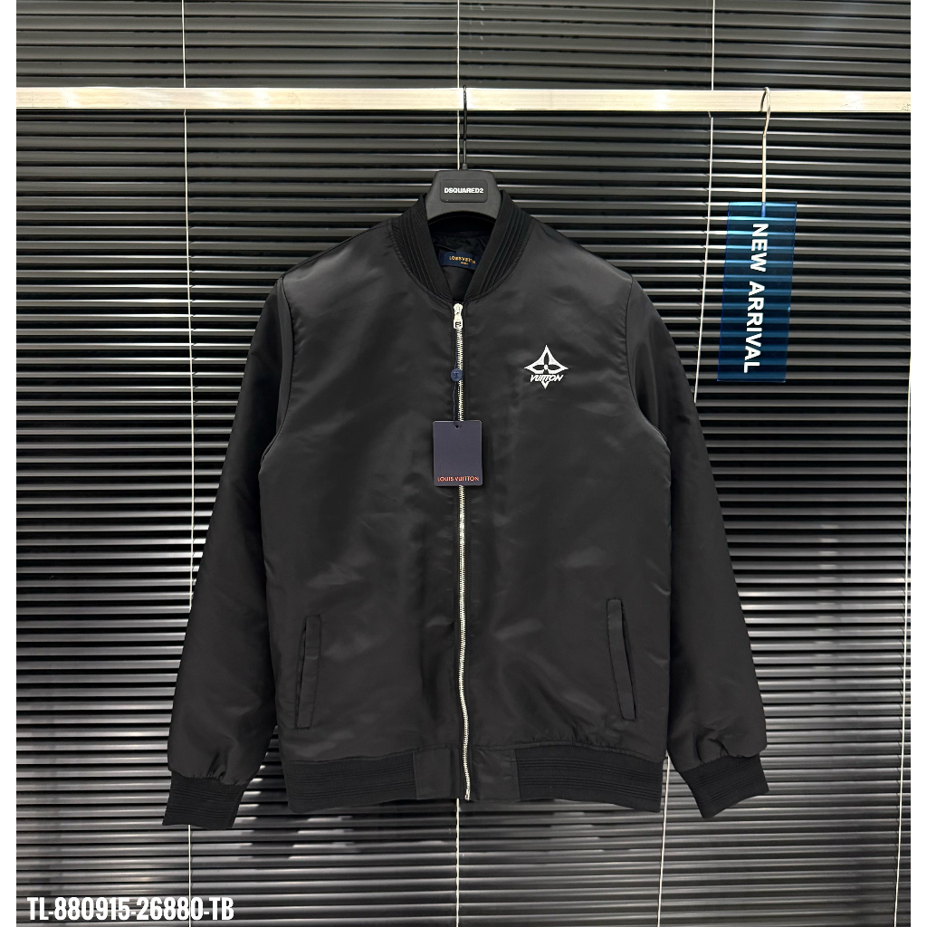 [DEAL MỞ BÁN] Áo Bomber LV Chần Bông 3 Lớp Thêu Full, Áo Bomber phong cách streetwear | DENDI STORE-
