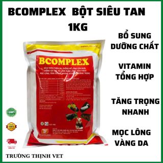 Bcomplex bột, siêu tan gói 1kg, tăng cân, đẹp mã. Thú y Trường Thịnh
