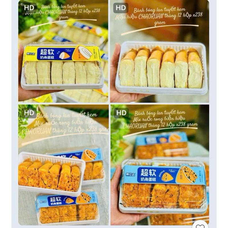 ✨ BÁNH BÔNG LAN TUYẾT KEM CHAORUAN – MỀM XỐP TAN CHẢY