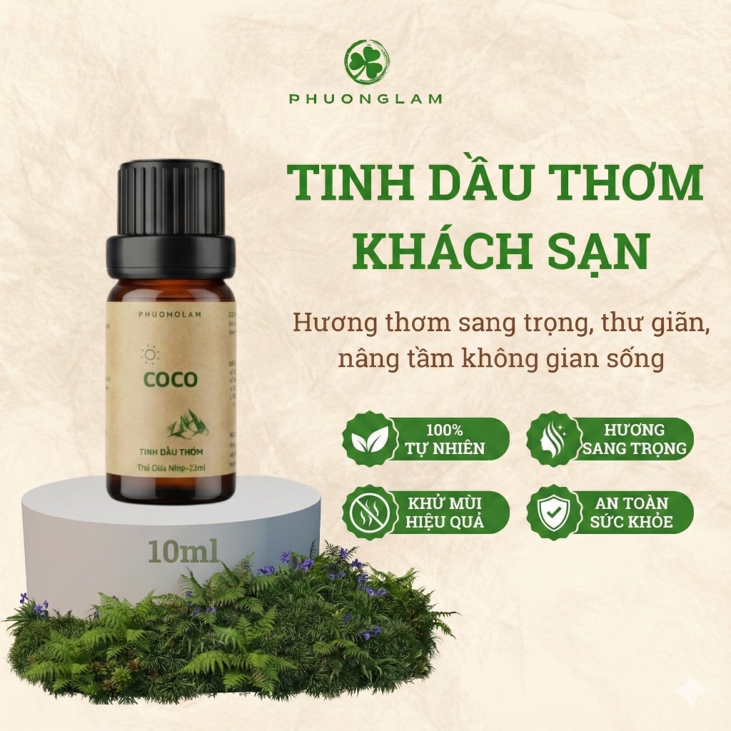 Tinh dầu thơm phòng khách sạn khử mùi thư giãn cao cấp