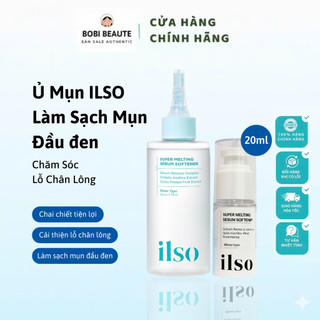   Chiết 50ml CHÍNH HÃNG  Dung dịch ủ mụn đầu đen sợi bã nhờn Ilso Super Melting Sebum Softener 
