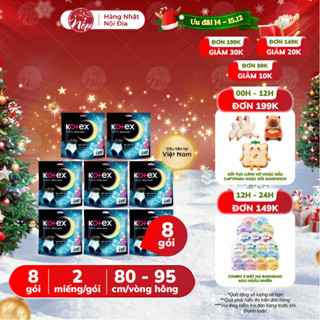  Combo 8 Băng vệ sinh Kotex Dạng Quần Cool cỡ M L 2 Miếng - nepshop1 