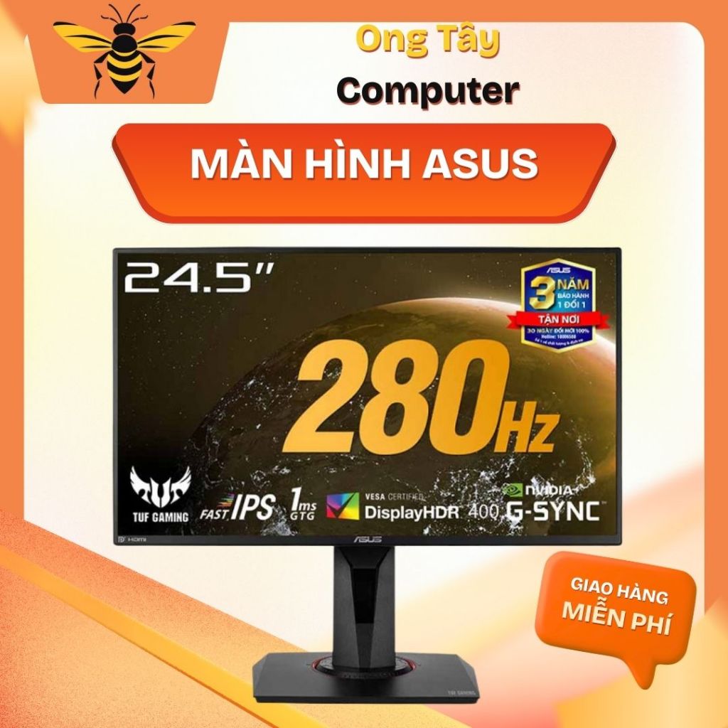 MÀn hình máy tính 144HZ ASUS TUF VG249QE5A - VG279QE5A 23.8inch thuộc hàng tầm cao cấp