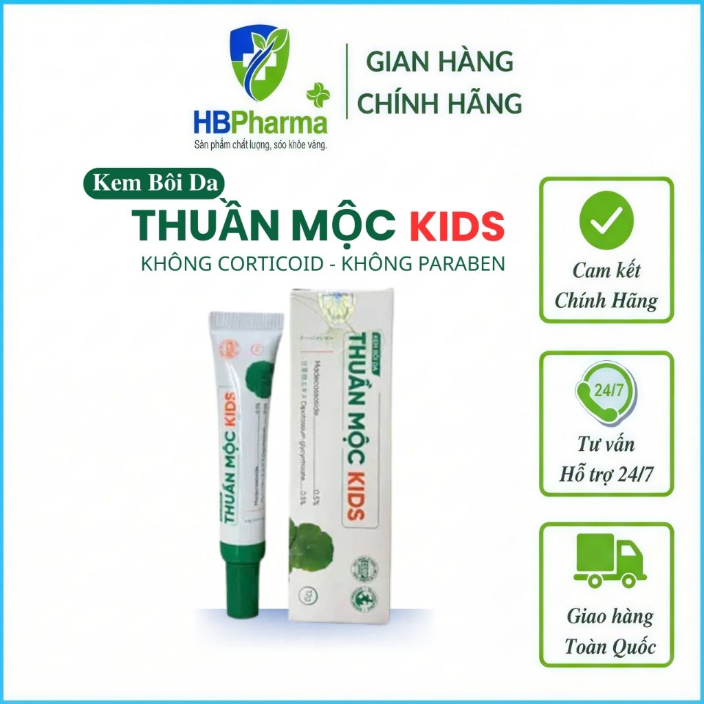 Kem Bôi Da Thuần Mộc Kids 12g – Giảm Rôm Sảy, Mẩn Ngứa, Dưỡng Ẩm & Làm Dịu Da Cho Bé