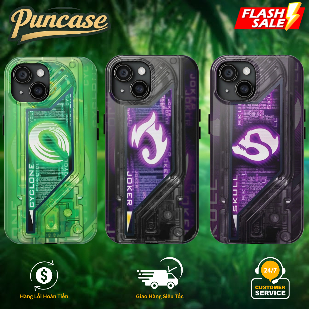 Puncase Ốp Lưng Kamen Rider W Double 2 Lớp - Thích Hợp Cho Cả Iphone Và Samsung Galaxy S Series