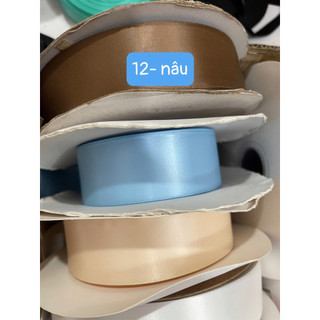 5 mét lụa satin 2 mặt mềm mịn 4cm