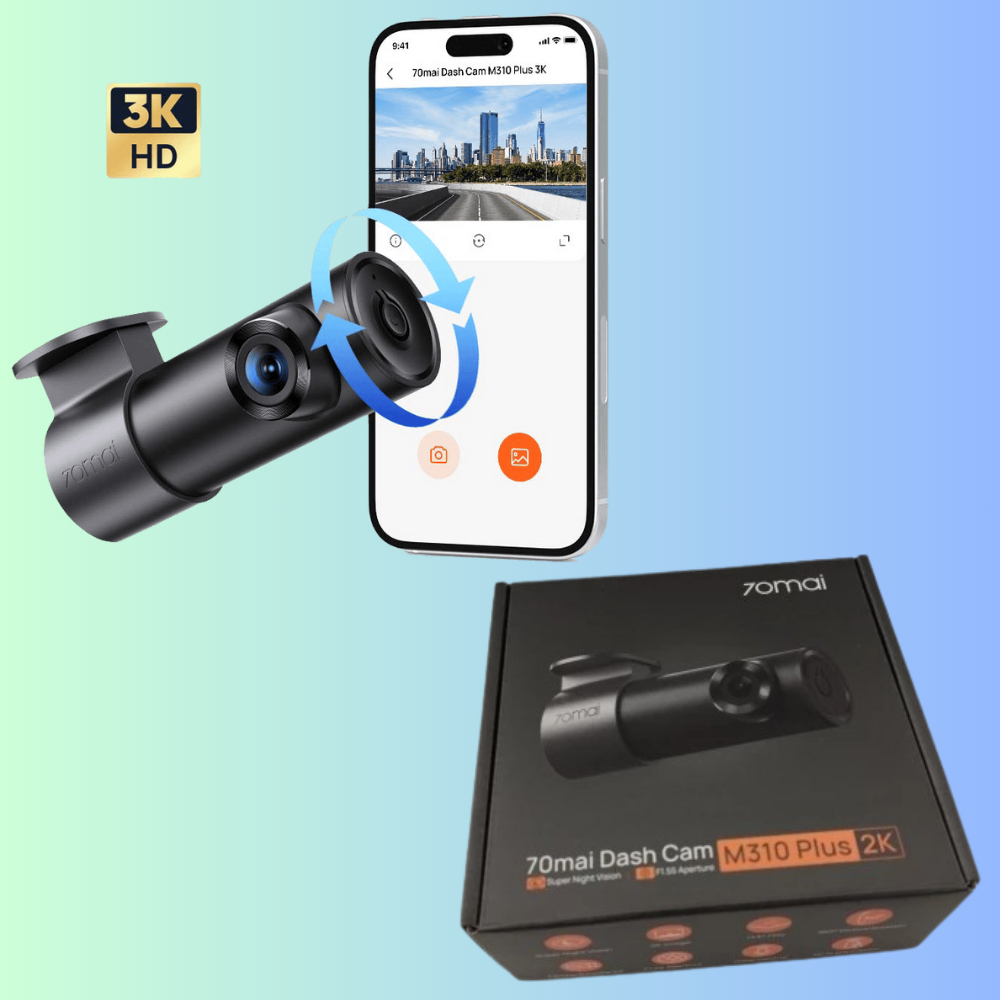 Camera Hành Trình 70mai M310 Plus 3K Phiên Bản Quốc Tế, Ghi Hình 3K HD Ra Lệnh Giọng Nói