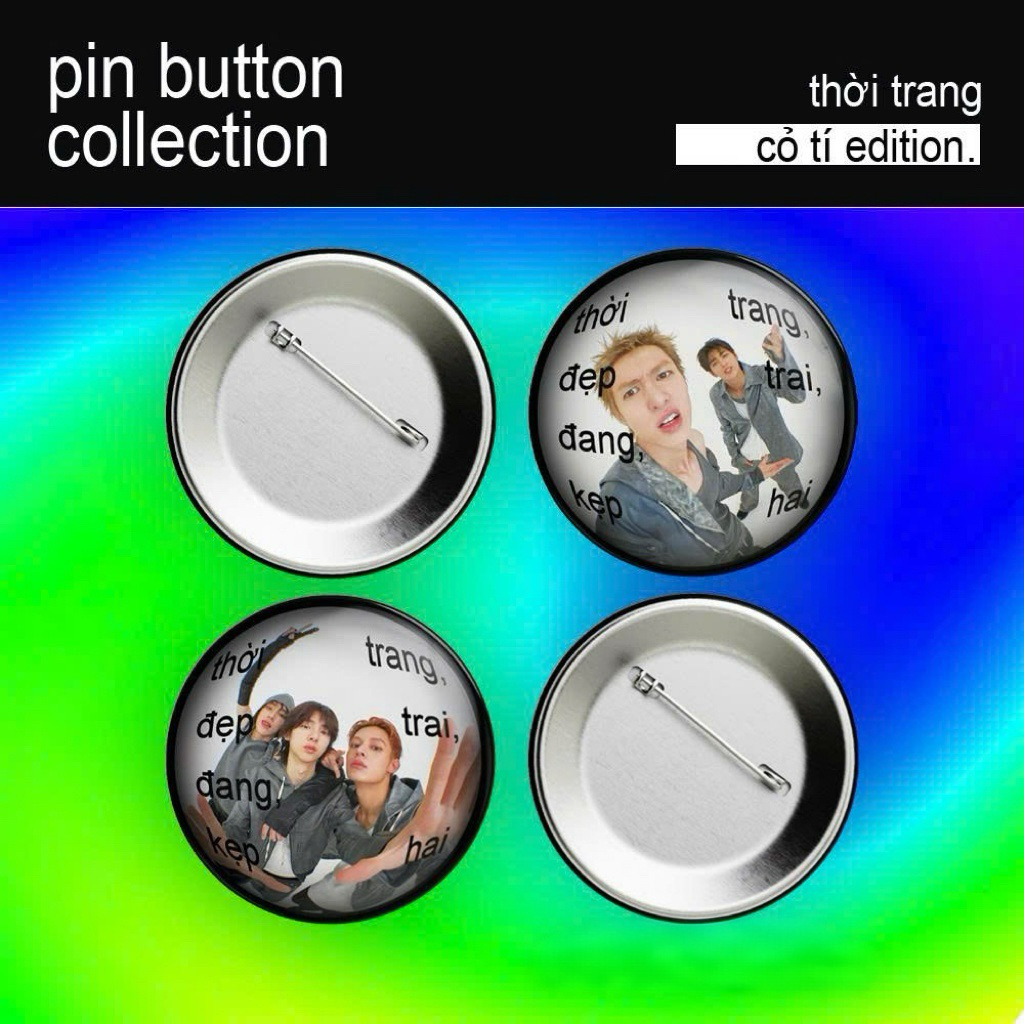 pin button collection cortis edition | huy hiệu / badge "thời trang"