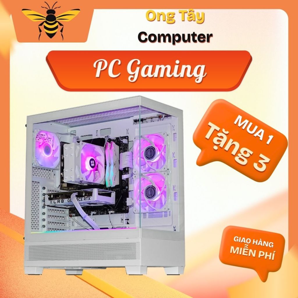 Bọ máy tính PC gaming Main H610, SSD 256GB, CORE i5 12400F