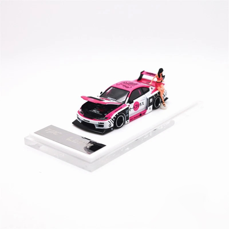 Mô hình xe Nissan S15 Nissan LB-Super Silhouette S15 SILVIA Auto Finesse SEMA 2023 có fig tỉ lệ 1:64