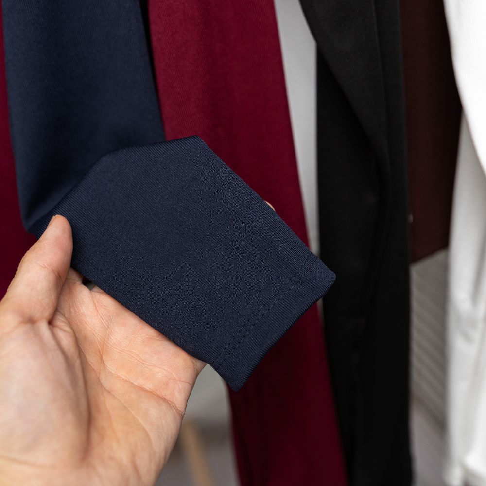 (DEAL MỞ BÁN) Áo Thun Nữ Cổ Bẻ Tay Dài Phối Dây Kéo Ôm Dáng Vạt Bầu Vải Cotton Mịn 12 THÁNG SÁU MA2705 | BigBuy360 - bigbuy360.vn