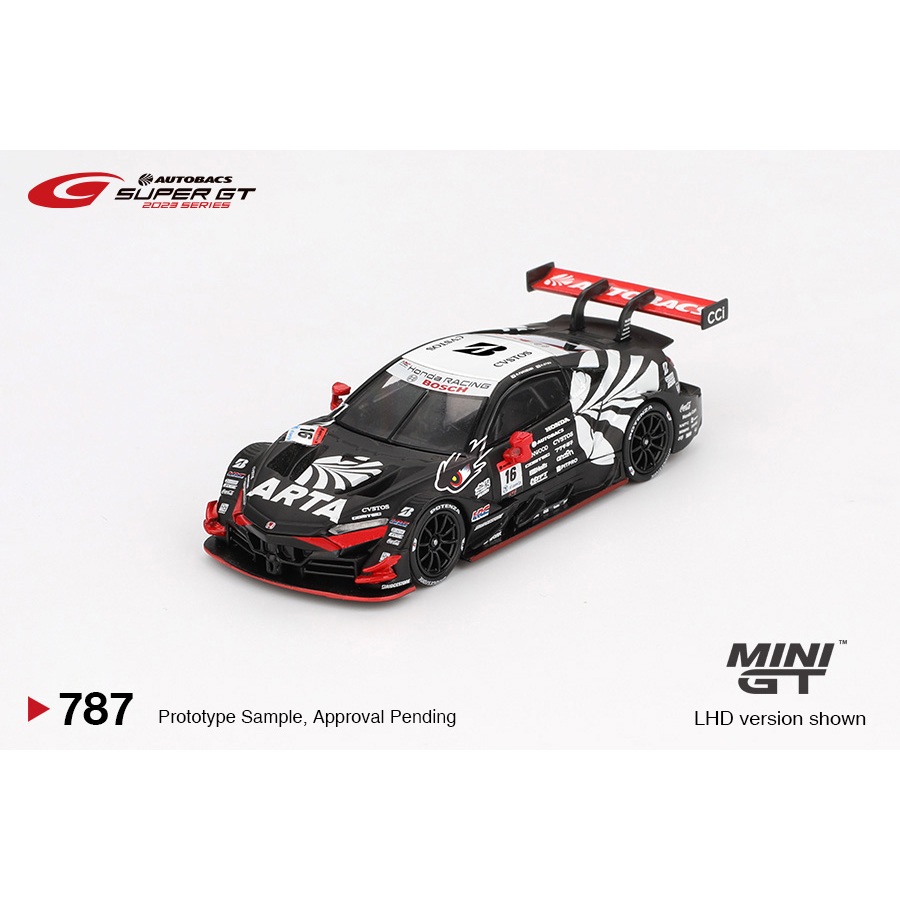 [minigt.vn] Mini GT MGT00787 Honda NSX-GT “Type S” GT500 #16 “ARTA MUGEN NSX-GT ” ARTA 2023 SUPER GT