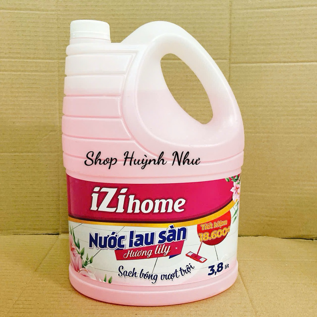 [CHÍNH HÃNG]Nước lau sàn izi home hương hoa lily can 3,8 lít-TẠP HÓA HUỲNH NHƯ