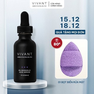  Vivant - Serum Vivant 8% Mandelic Acid trắng da giảm mụn ngừa lão hoá 3in1 - VIVANT SKINCARE 30ml 