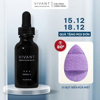  Tinh chất Vivant Exfol A giảm mụn tái tạo da chuyên sâu 30ml - Vivant Skincare 