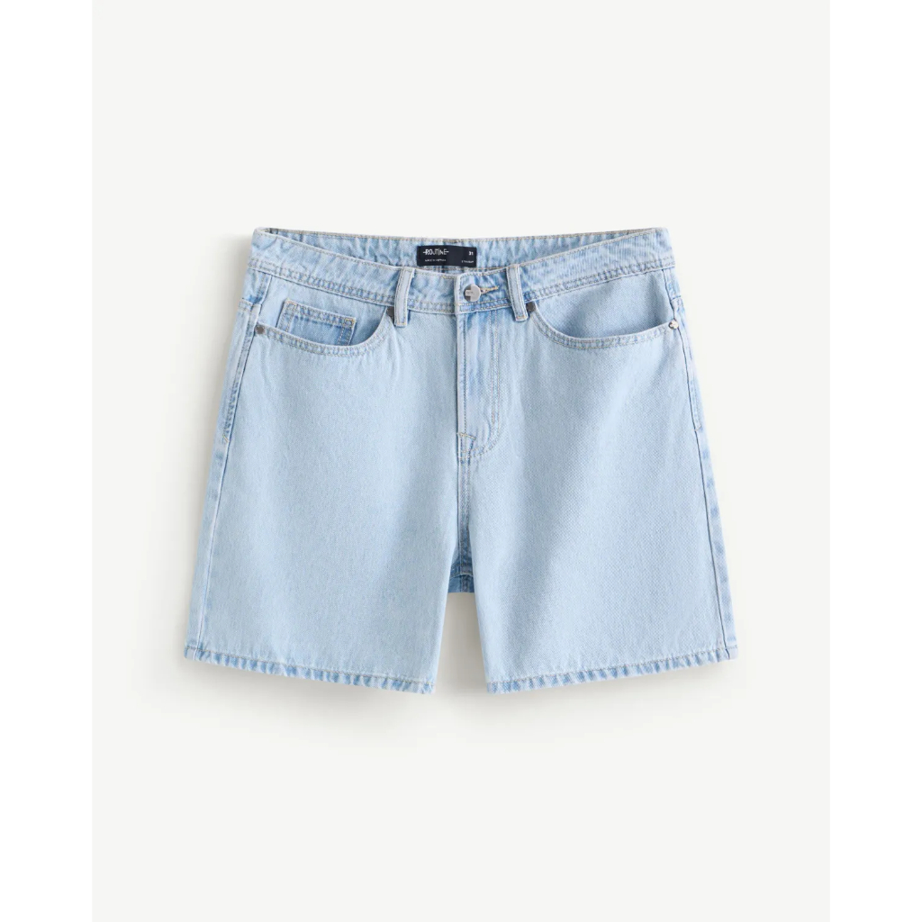Quần short denim nam. Straight - ROUTINE 10F25DPS004