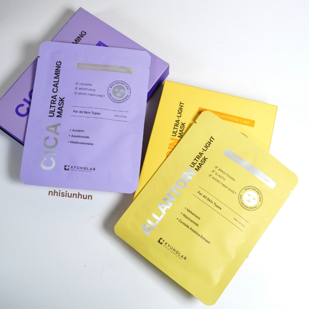 Mask Mặt nạ KyungLab Allantoin Ultra Light, KyungLab Cica Calming