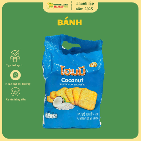 Bánh Qui Homey Dừa 100G
