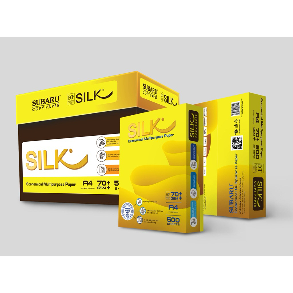 1 THÙNG - 5 REAM GIẤY A4 - SUBURA SILK - GIẤY PHOTO - Tặng 1 bút highlight (Tặng đến 31/12)