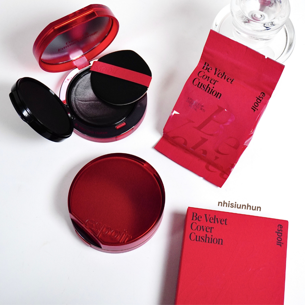 [Mẫu Mới] Cushion Espoir Đỏ Be Velvet Cover Cushion 2025 SPF42 PA++