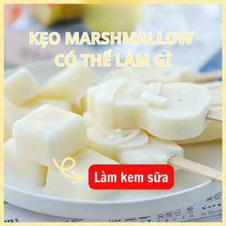 500g Kẹo dẻo Marshmallow vani trắng (kẹo bấc)