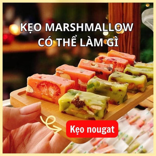 500g Kẹo dẻo Marshmallow vani trắng (kẹo bấc)