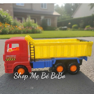  Đồ Chơi Xe Ben Công Trình Dài 35cm Chở Cát Cho Bé Hàng Việt Nam Nhựa abs an toàn trẻ nhỏ 