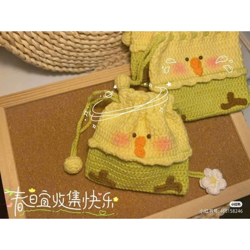 🧶 TÚI RÚT LEN VỊT CON SIÊU XINH, SIÊU DỄ THƯƠNG 🧸