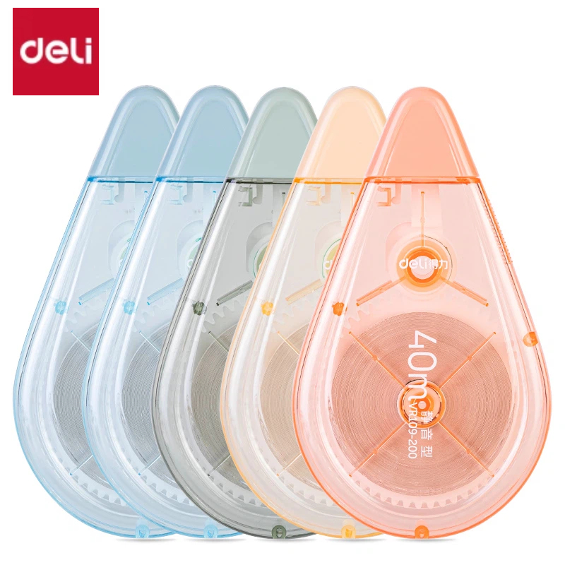 Bút Xóa Băng Học Sinh 40M/30/20M Deli Xóa Sạch Bám Dính Tốt Khô Nhanh Viết Đè Lên Ngay Băng Kéo Văn 