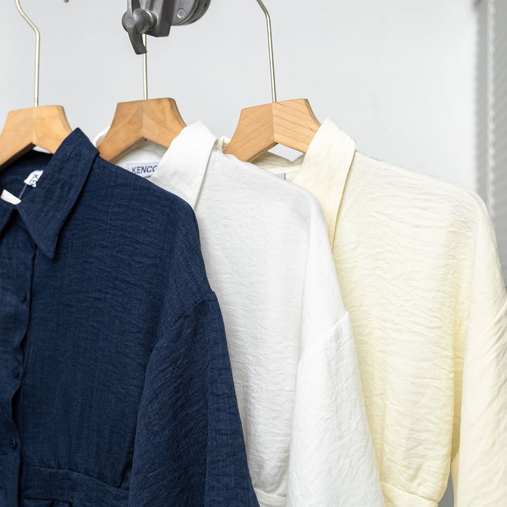 Áo Sơmi Bo Eo Lưng Chun Tay Bồng Cúc Dọc Đũi Hàn 20 THÁNG 05 SHOP MA4226 | BigBuy360 - bigbuy360.vn