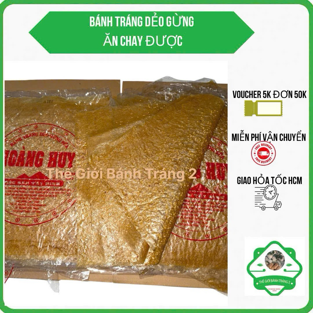 Sale sốc!! Bánh Tráng Dẻo Gừng thơm,cay, ngon số 1 Tây Ninh!