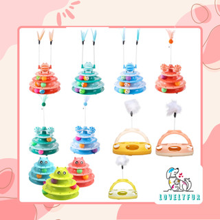 Bộ Đồ Chơi Tháp Banh Tầng Dành Cho Mèo