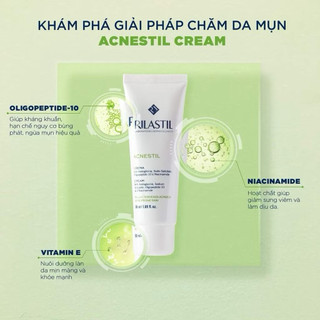 Kem Giảm Mụn Acnestil Cream 50ml Giảm Sưng Đỏ Làm Dịu Da Hỗ Trợ Ngừa Mụn Cho Da Dầu Da Nhạy Cảm