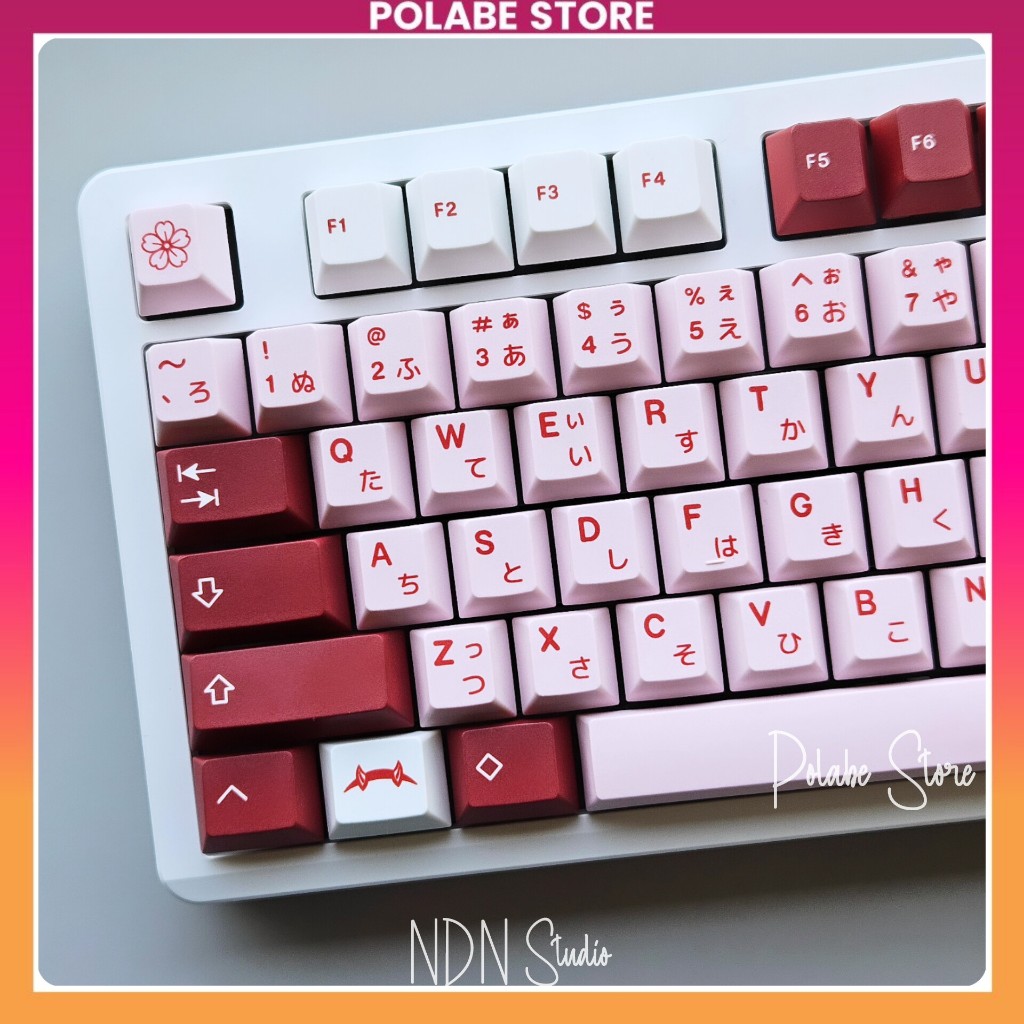 [Chính Hãng] Keycap Darling NDN Studio Keycap CMK Darling cherry profile bàn phím Polabe Store