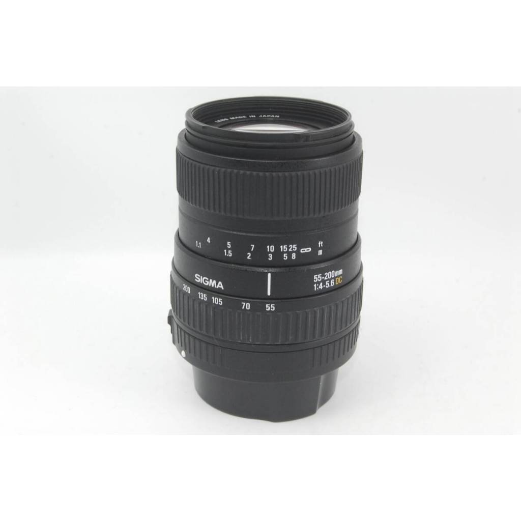 lens canon Sigma 55–200mm f/4–5.6 DC  Ngàm ef-s (dùng cho canon crop)