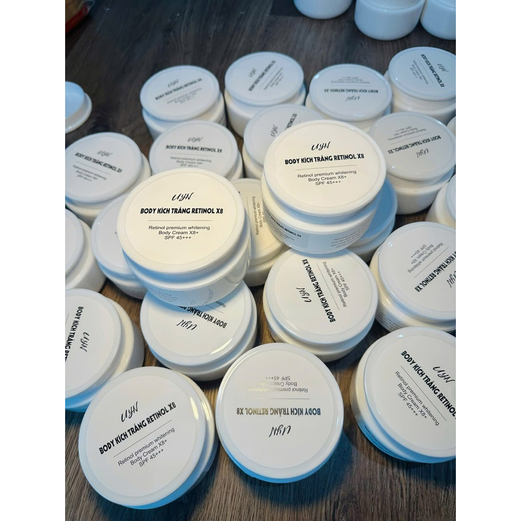 Kem BODY kích trắng RETINOL X8