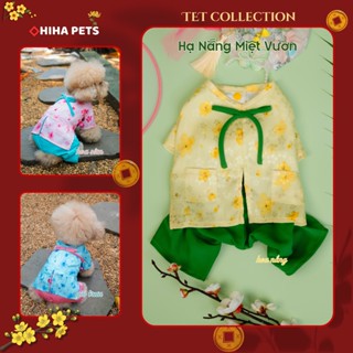  Áo Tết Bà Ba Cho Chó Mèo Áo Bà Ba Cho Thú Cưng Tết 2026 Bộ Sưu Tập Hạ Nắng Miệt Vườn Hihapets VTG7 