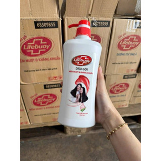  Dầu Gội LIFEBUOY 640G - Xanh & Đỏ -   HÀNG KHÔNG TẶNG  - Cho Tóc Mềm Mượt Chắc Khỏe 