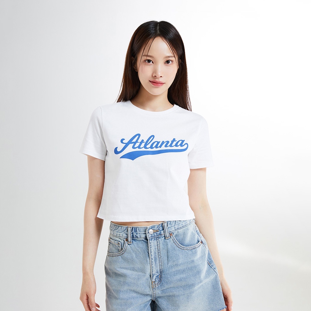 Áo ngắn tay croptop ATLANTA HÀN QUỐC SPAO