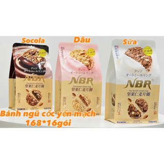 Bánh ngũ cốc yến mạch nbr 168gram