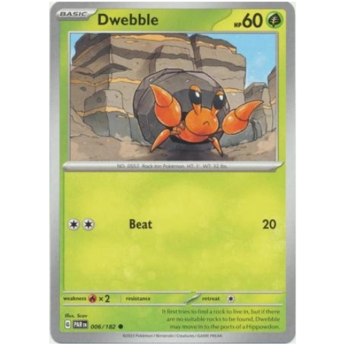 [Thẻ bài Pokemon TCG] Dwebble - 006/182 - Common