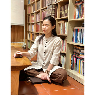 Pháp Phục đi chùa Lam Thiền vải linen- Tuệ Phúc Phương