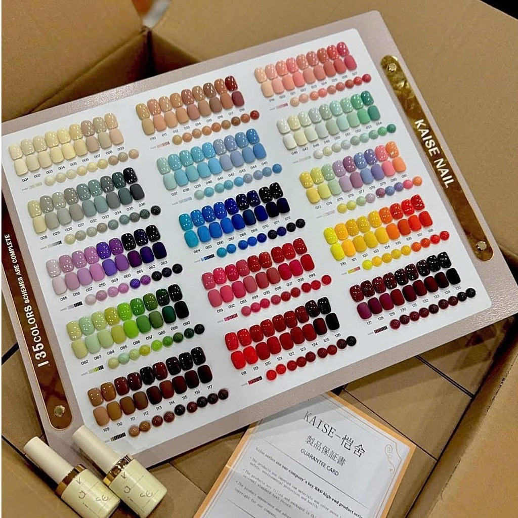 Sét 135 màu KAISE - kèm bảng màu